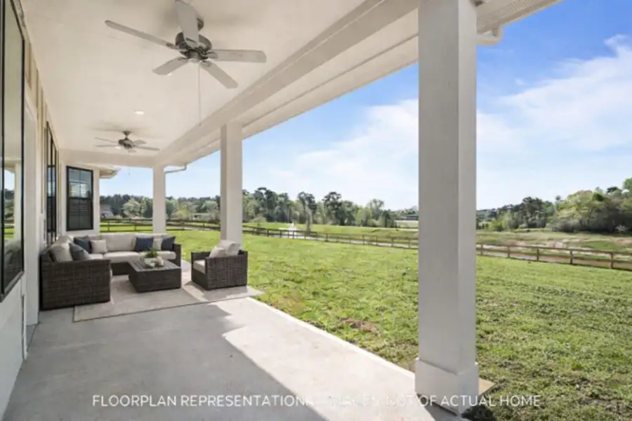 Exterior details and patio area of a home in Lone Star Landing, Montgomery (Image 3).