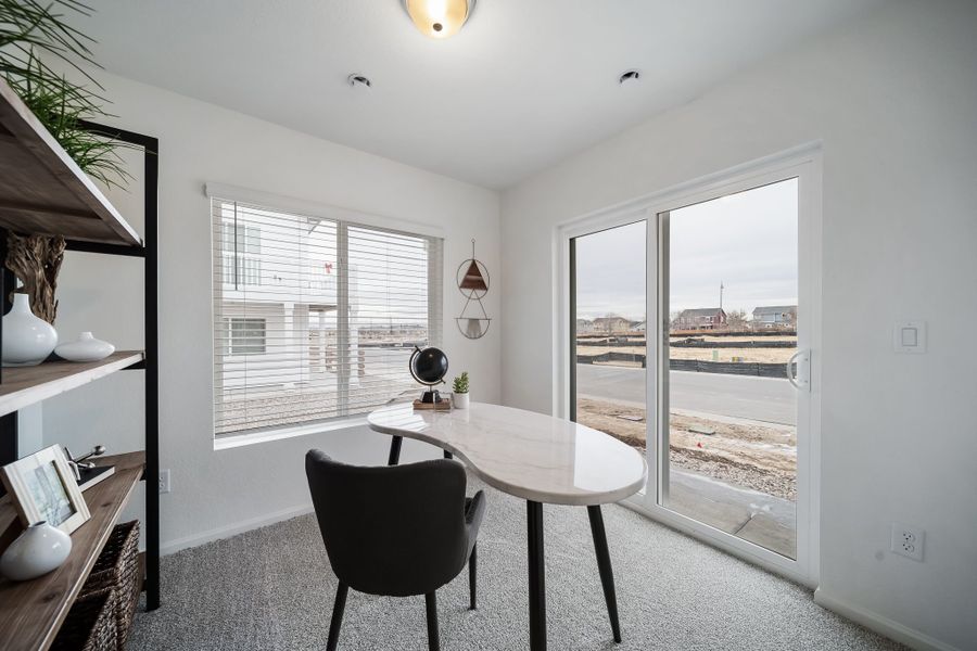 Furnished interior view inside a new home in Banning Lewis Ranch - New Homes Colorado Springs, Colorado Springs (Image 6).