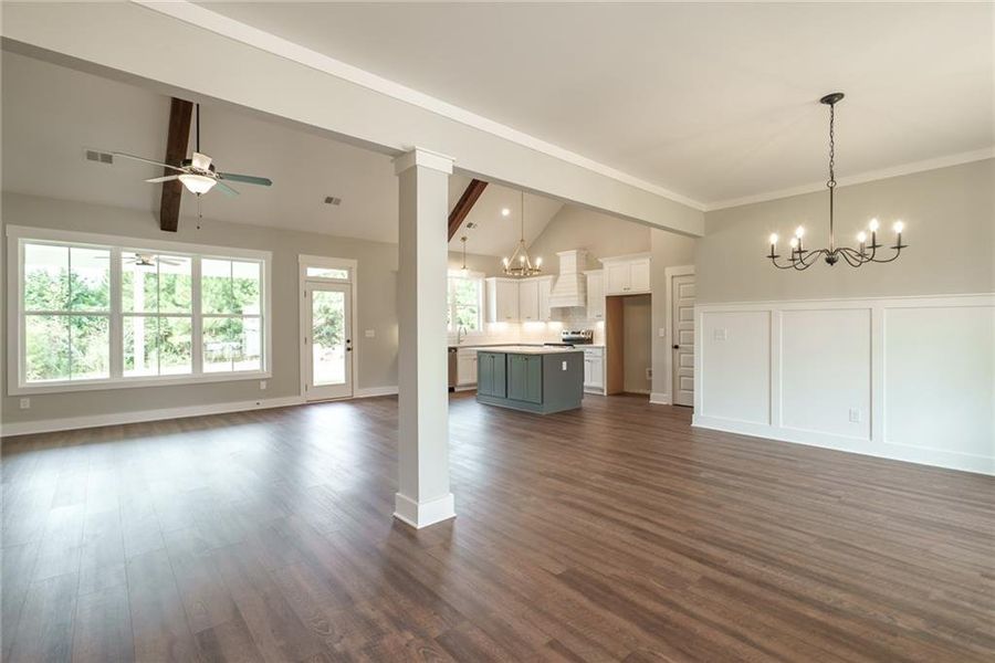 Spacious, unfurnished interior of a new home in , Social Circle (Image 37). Spacious, unfurnished interior of a new home in , Social Circle (Image 37).