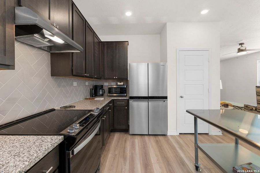 Furnished interior view inside a new home in , San Antonio (Image 10). Furnished interior view inside a new home in , San Antonio (Image 10).