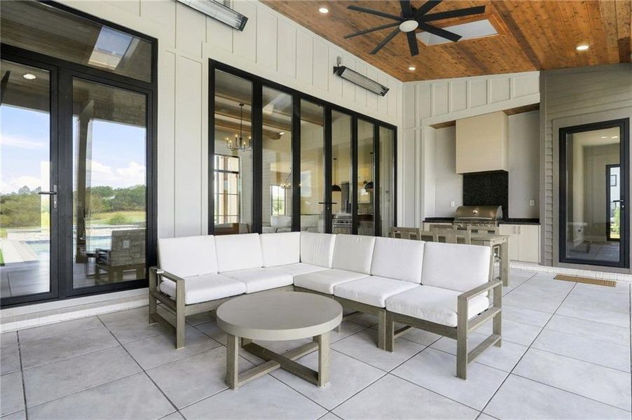 Exterior details and patio area of a home in , Cumming (Image 3). Exterior details and patio area of a home in , Cumming (Image 3).