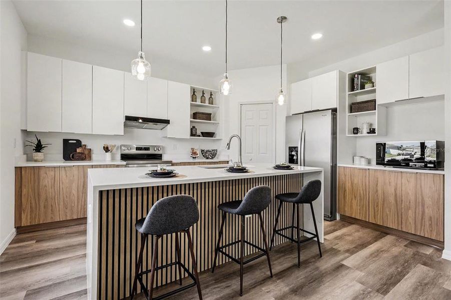 Furnished interior view inside a new home in , Cape Coral (Image 13).