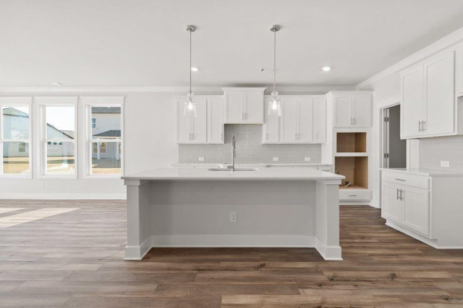 Furnished interior view inside a new home in Pinecrest Ridge, Dacula (Image 6). Furnished interior view inside a new home in Pinecrest Ridge, Dacula (Image 6).