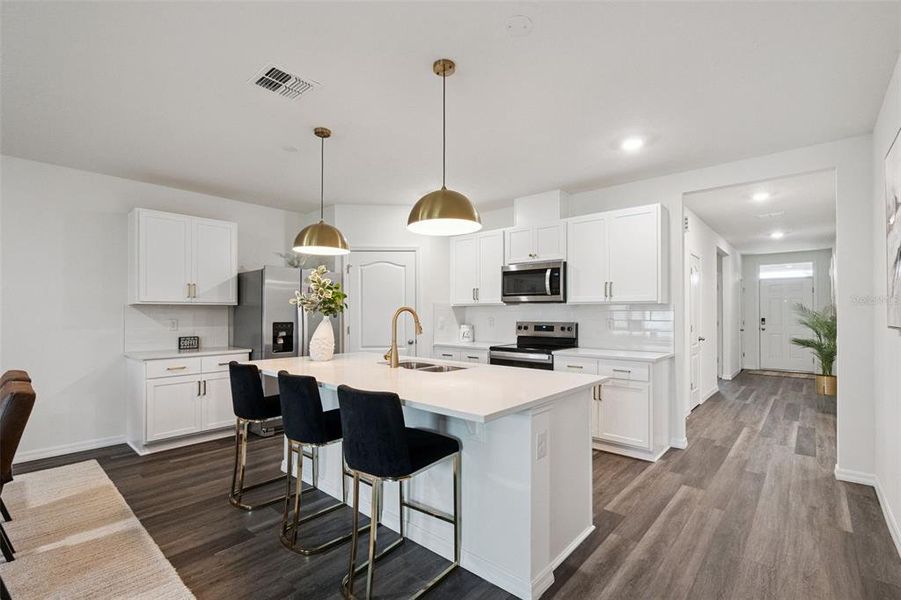 Furnished interior view inside a new home in Windrose, Apopka (Image 10).