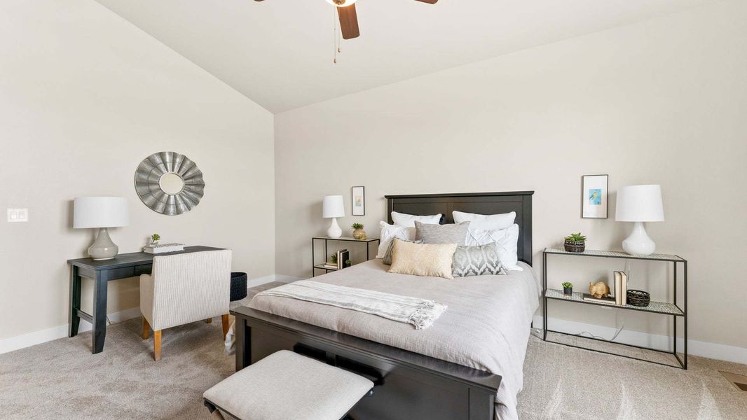 Primary Bedroom - Not Actual Home - Finishes May Vary