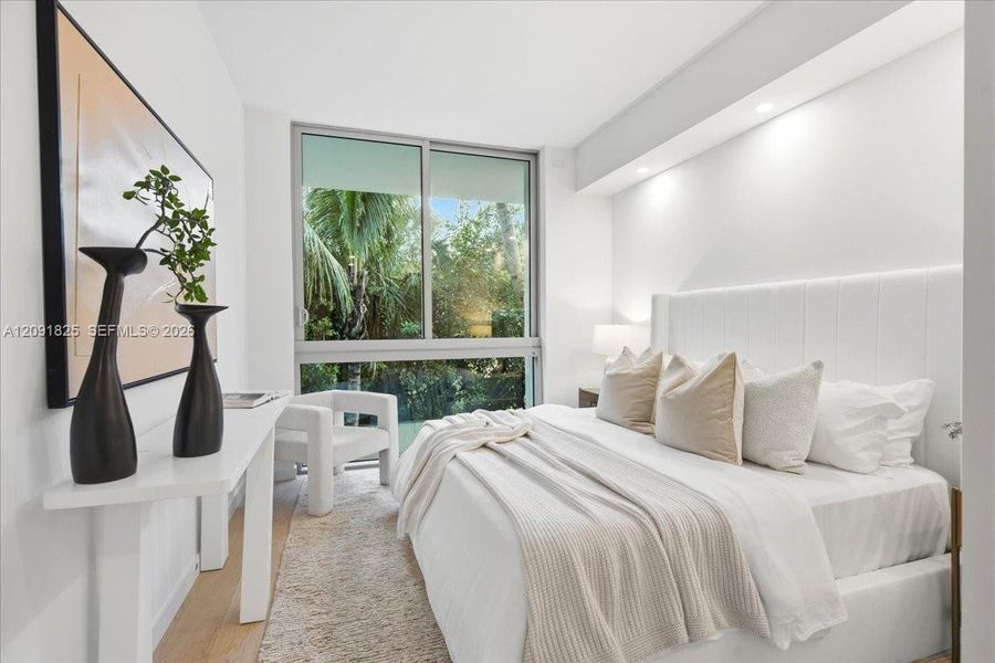 Furnished interior view inside a new home in , Miami (Image 7).