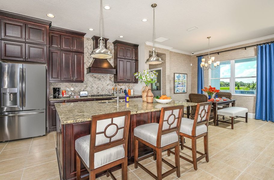 Representative furnished interior of a home built from the Bright Meadow 2 by Neal Communities in Canoe Creek, Parrish (Image 6).