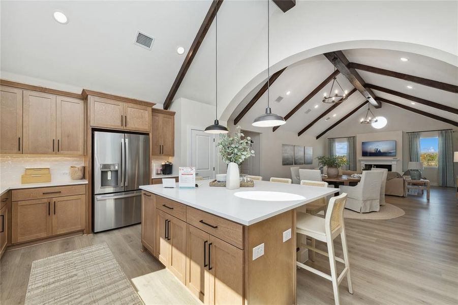 Furnished interior view inside a new home in Elevon, Lavon (Image 18).