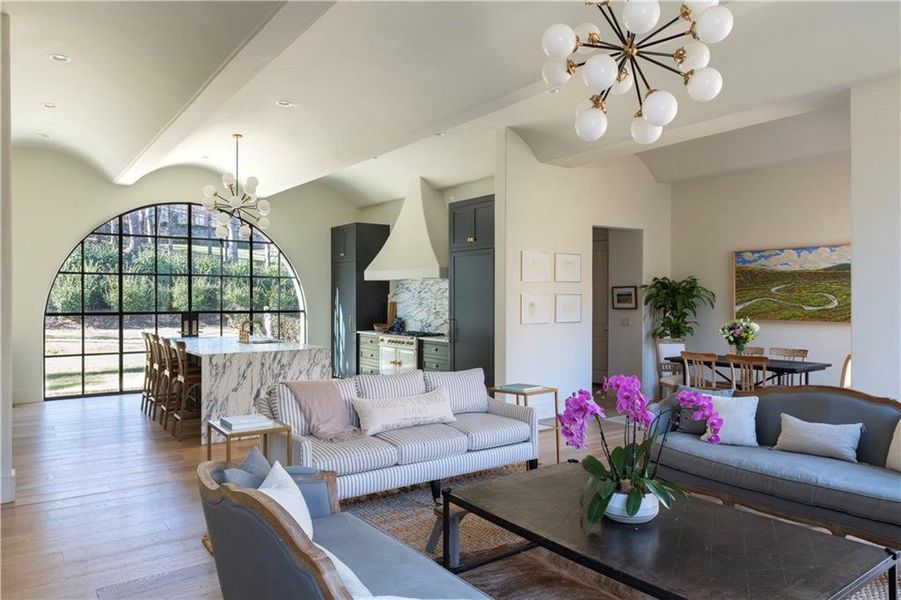 Furnished interior view inside a new home in , Atlanta (Image 14). Furnished interior view inside a new home in , Atlanta (Image 14).