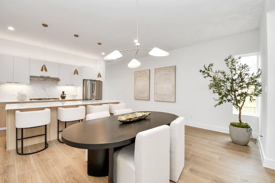 Furnished interior view inside a new home in , Houston (Image 15).