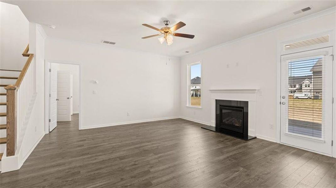 Spacious, unfurnished interior of a new home in Wildwood, Covington (Image 16). Spacious, unfurnished interior of a new home in Wildwood, Covington (Image 16).