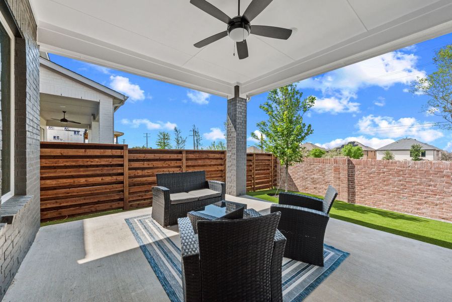 Representative exterior details of a home built from the Plan 2 by Monarch Homes in Royal Court, Frisco (Image 3).