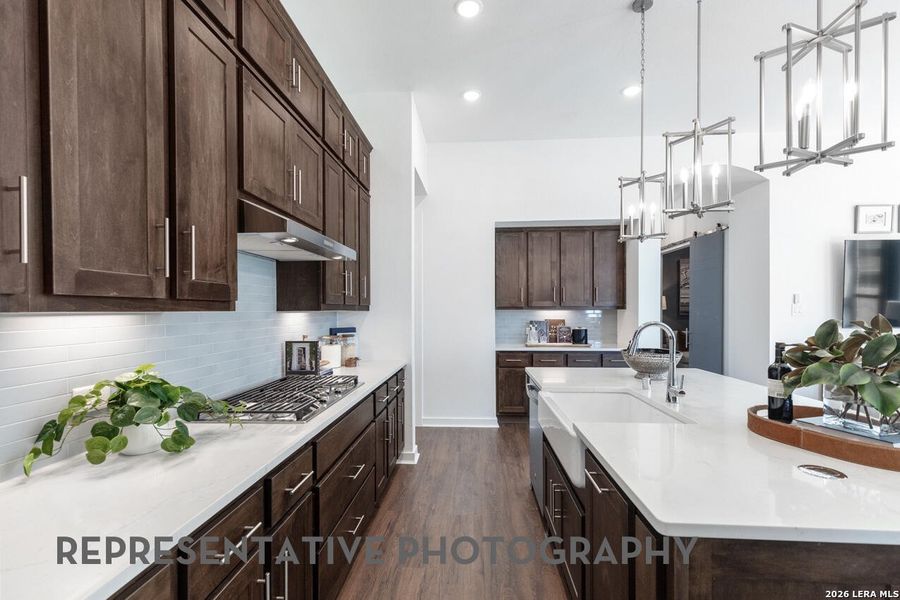 Furnished interior view inside a new home in Davis Ranch, San Antonio (Image 10).