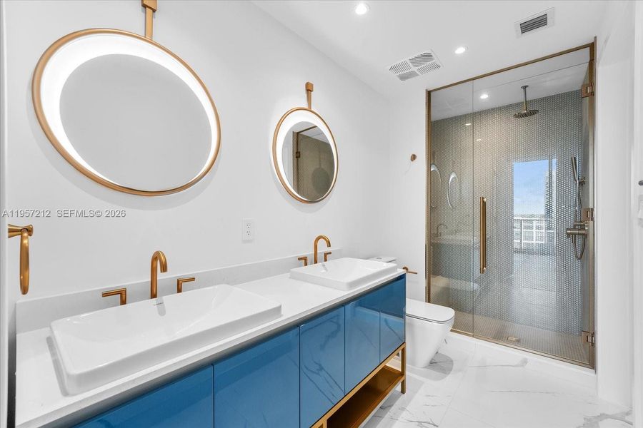 Furnished interior view inside a new home in , Miami (Image 9). Furnished interior view inside a new home in , Miami (Image 9).