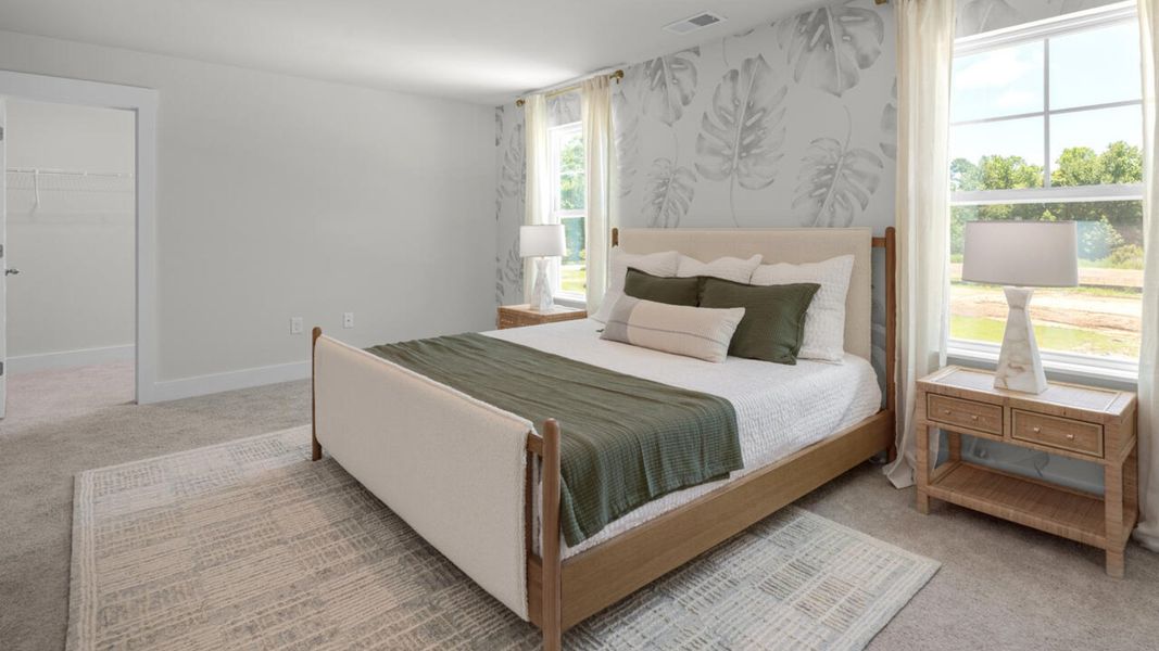 Furnished interior view inside a new home in Surfside Landing, Hubert (Image 32).