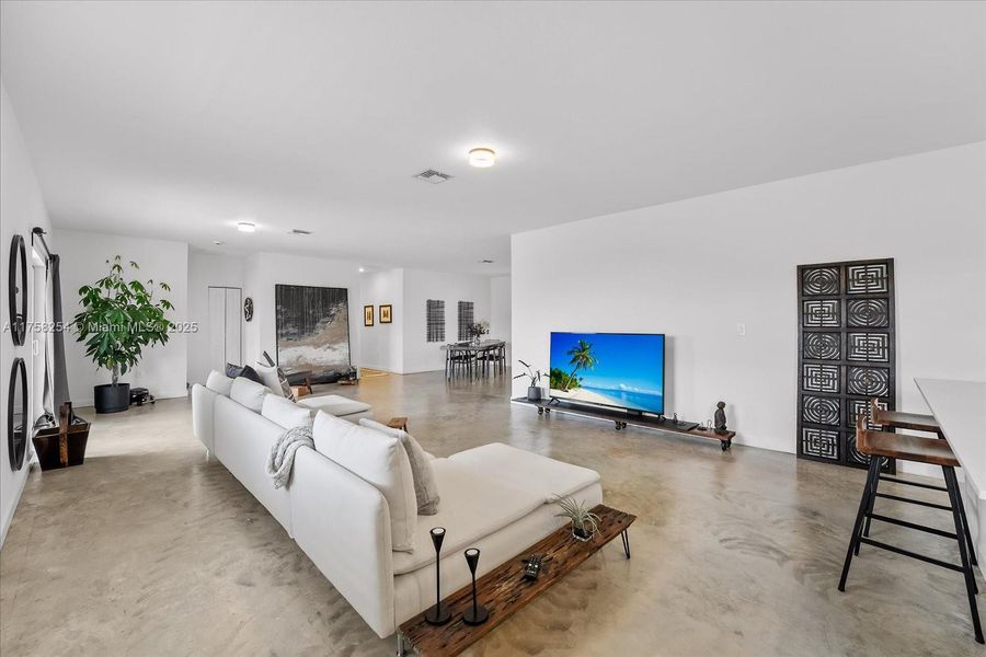 Furnished interior view inside a new home in , Miami (Image 25).