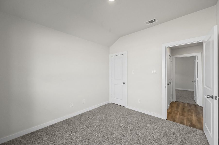 Representative unfurnished interior of a home built from the Cambria I by Cheldan Homes in Sunset Ridge, Keene (Image 62). Representative unfurnished interior of a home built from the Cambria I by Cheldan Homes in Sunset Ridge, Keene (Image 62).