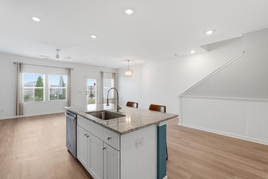 Furnished interior view inside a new home in , North Charleston (Image 7).