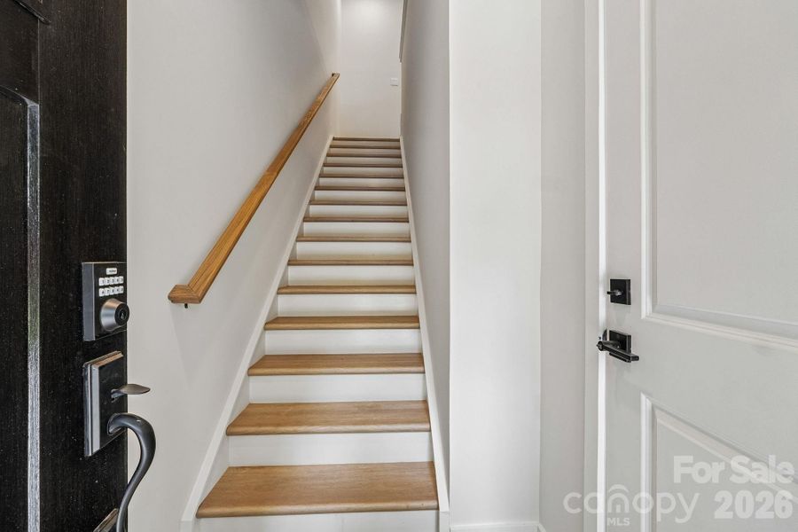 Spacious, unfurnished interior of a new home in Anderson Street Townhomes, Charlotte (Image 23).