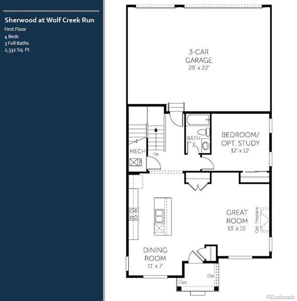 1st level floor plan