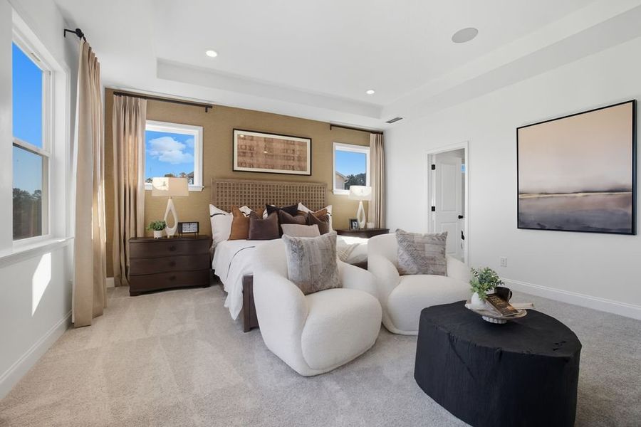 Representative furnished interior of a home built from the Easton by Taylor Morrison in Watson Park, Snellville (Image 33).
