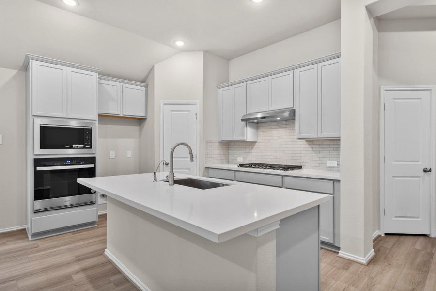 Furnished interior view inside a new home in The Highlands, Porter (Image 7).