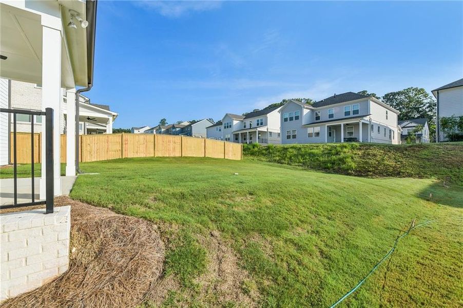 Exterior details and patio area of a home in Auburn Glen, Dacula (Image 4).