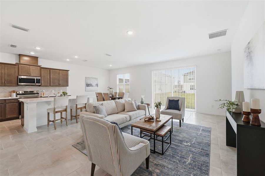 Furnished interior view inside a new home in Marion Ridge, Haines City (Image 22).