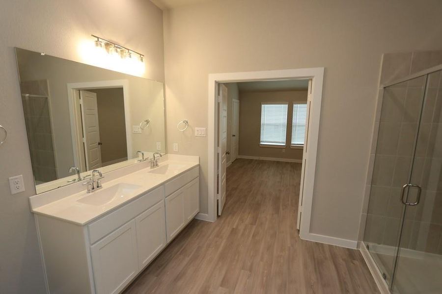 Furnished interior view inside a new home in Ambrose, La Marque (Image 9). Furnished interior view inside a new home in Ambrose, La Marque (Image 9).