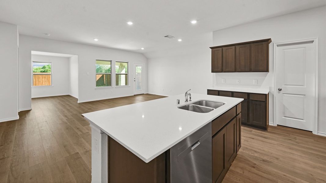 Representative furnished interior of a home built from the Holden by D.R. Horton in Whitewing Trails, Princeton (Image 8).