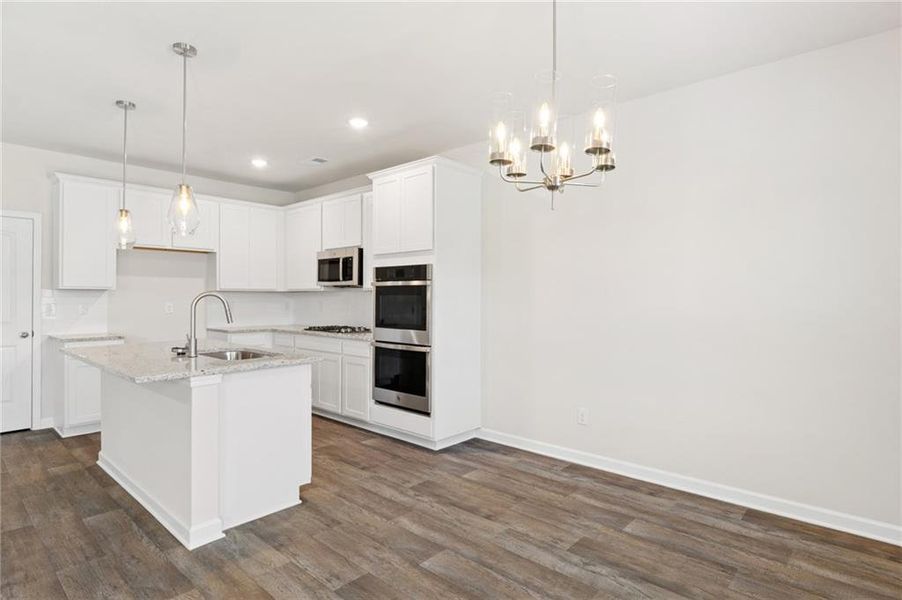 Furnished interior view inside a new home in Conner Springs, Social Circle (Image 5).