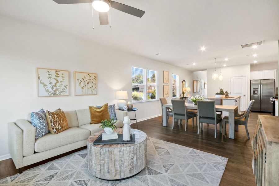 Representative furnished interior of a home built from the The Cade by Stanley Martin Homes in Bridgeport Single Family Homes, Greenville (Image 6).