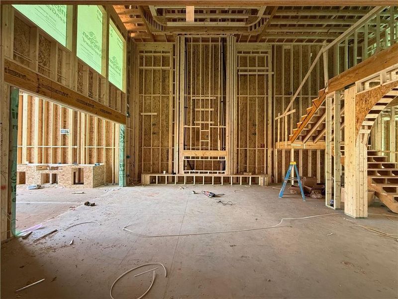 In-progress construction of a new home in , Lawrenceville, GA (Image 43).