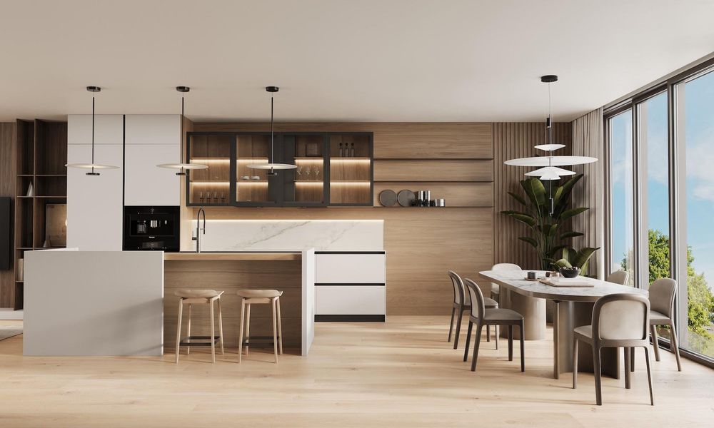 Furnished interior view inside a new home in , Fort Lauderdale (Image 3).