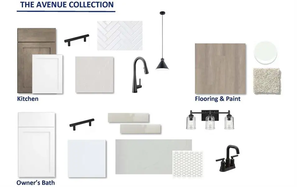 Sample of building materials used in homes in Meadow Brook Farms, Cumming (Image 2).