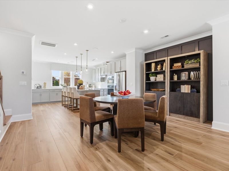 Furnished interior view inside a new home in Ross Farms, Charlotte (Image 10).