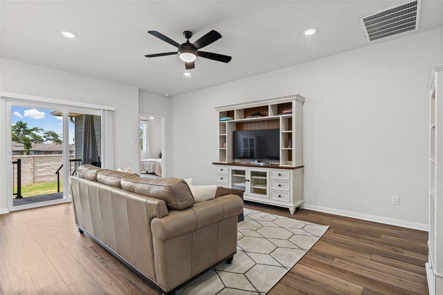Furnished interior view inside a new home in , Dripping Springs (Image 12). Furnished interior view inside a new home in , Dripping Springs (Image 12).
