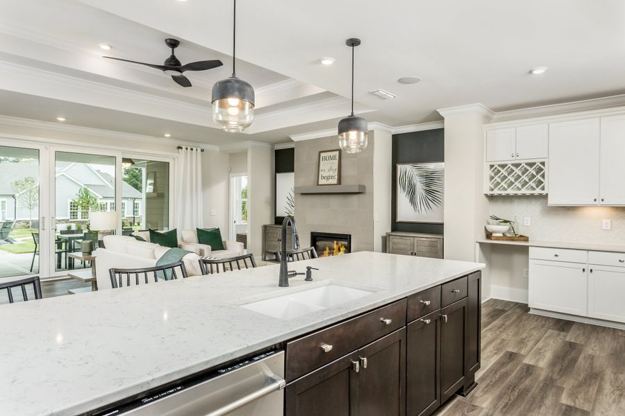 Representative furnished interior of a home built from the Stardom by Del Webb in Del Webb Carolina Ridge, Midland (Image 13).