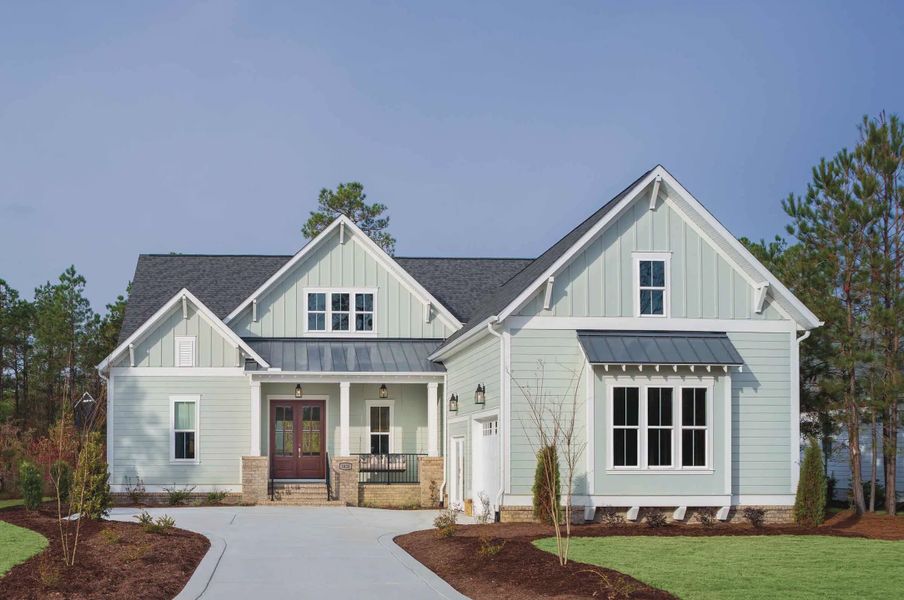 Representative exterior photo of a completed home built from the Acacia by AR HOMES in Southern Hills Plantation, Brooksville, FL (Image 1). Representative exterior photo of a completed home built from the Acacia by AR HOMES in Southern Hills Plantation, Brooksville, FL (Image 1).