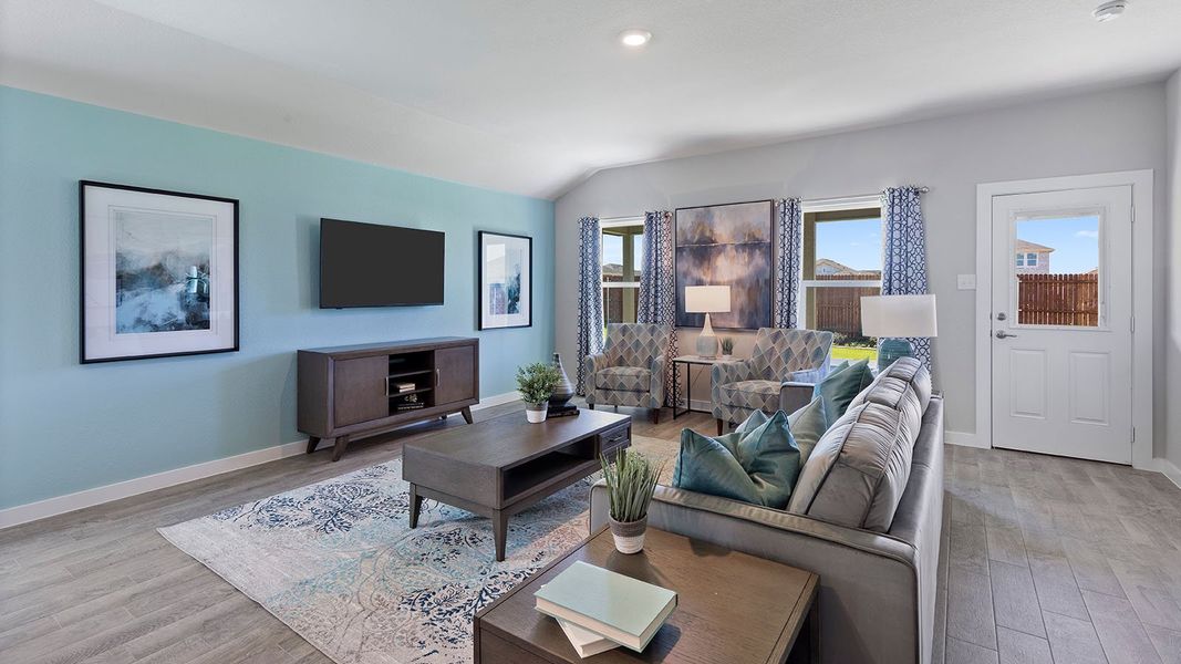 Representative furnished interior of a home built from the Kingston by D.R. Horton in The Parks of Alvarado, Alvarado (Image 14). Representative furnished interior of a home built from the Kingston by D.R. Horton in The Parks of Alvarado, Alvarado (Image 14).