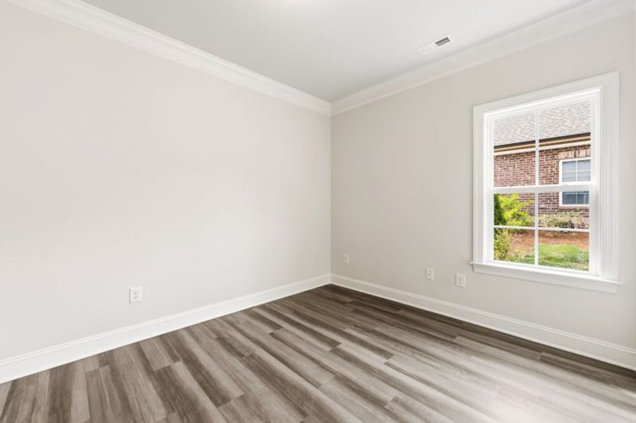 Representative unfurnished interior of a home built from the Essex by Keystone Homes NC in Weybridge, Burlington (Image 85).