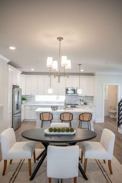 Furnished interior view inside a new home in , North Charleston (Image 31).