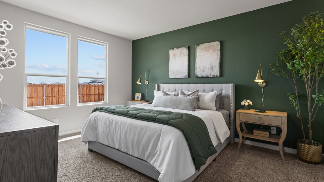 Representative furnished interior of a home built from the Cali by D.R. Horton in Yukon Ridge, Odessa (Image 12). Representative furnished interior of a home built from the Cali by D.R. Horton in Yukon Ridge, Odessa (Image 12).