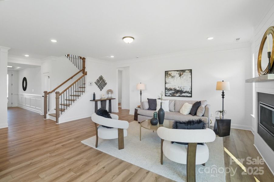 Furnished interior view inside a new home in Summerlin, Mooresville (Image 39). Furnished interior view inside a new home in Summerlin, Mooresville (Image 39).