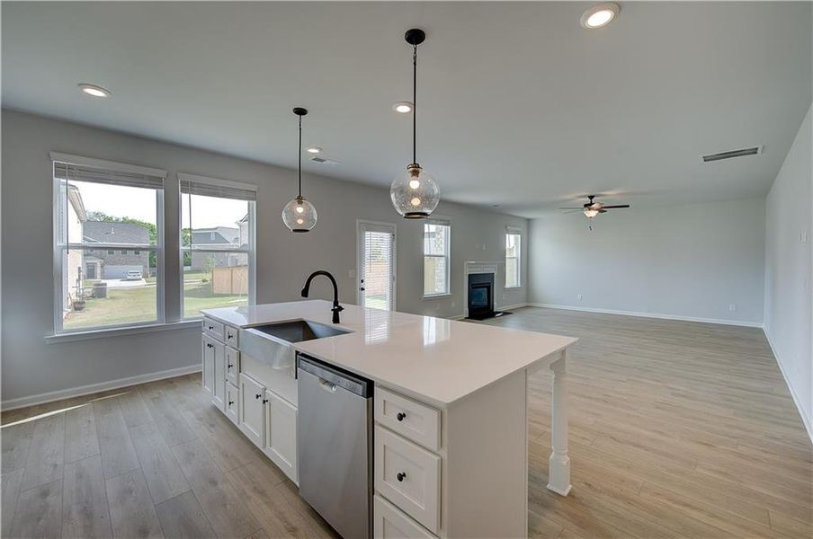 Furnished interior view inside a new home in Burchwood, Stockbridge (Image 7).