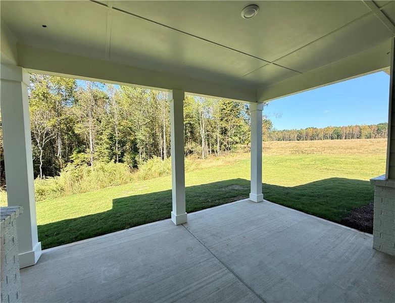 Exterior details and patio area of a home in Fowler Farms, Auburn (Image 27).
