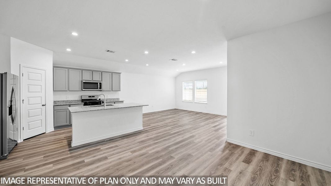 Representative furnished interior of a home built from the Harris by D.R. Horton in Holly Trails, Sour Lake (Image 8).