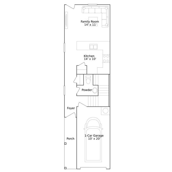 2D floor plan layout of this home in Sila, Huffman, TX (Image 3).