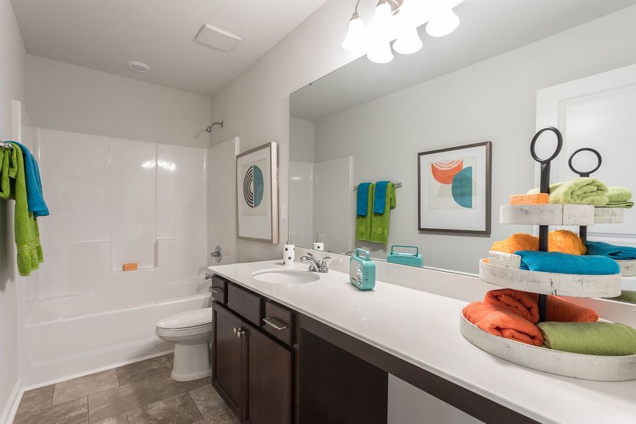 Representative furnished interior of a home built from the McDowell - Genesis Value Collection by Mungo Homes in Stapleton, Clemmons (Image 11).