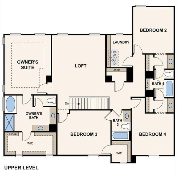 2D floor plan layout of this home in Windsong Estates, McDonough, GA (Image 6). 2D floor plan layout of this home in Windsong Estates, McDonough, GA (Image 6).